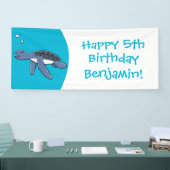 Cute baby cartoon zee spandoek (Beurs)