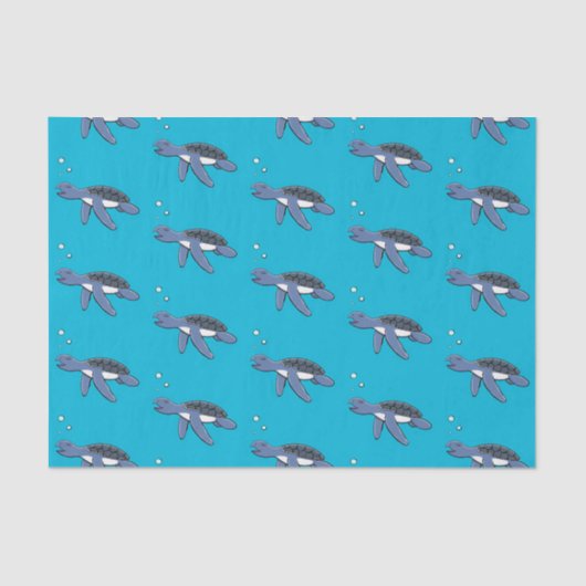 Cute baby cartoon zee  tissuepapier (Voorkant)