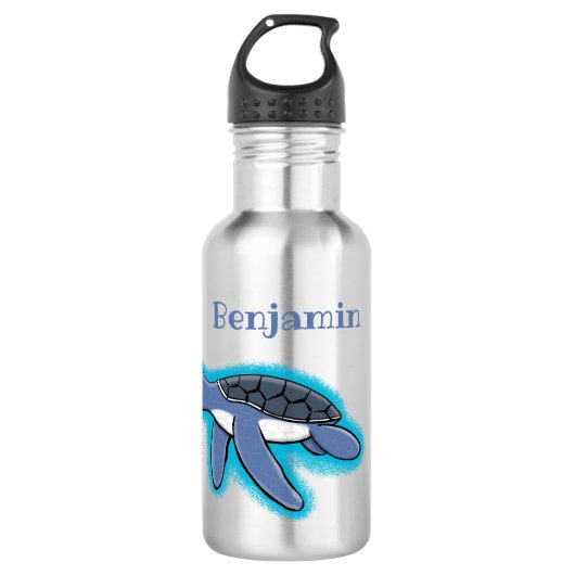 Cute baby cartoon zee  waterfles  (Voorkant)