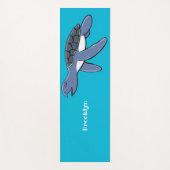 Cute baby cartoon zee  yogamat (Voorkant)