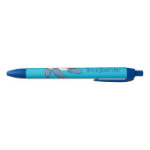 Cute baby cartoon zee  zwarte inkt pen (Bodem)