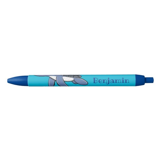 Cute baby cartoon zee  zwarte inkt pen (Voorkant)