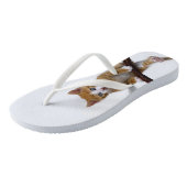 Cute Baby Cat Kitten Funny Gym Foto op - Teenslippers (Schuin)