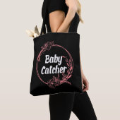 Cute Baby Catcher Doula, verlosvrouw, bloem Tote Bag (Dichtbij)