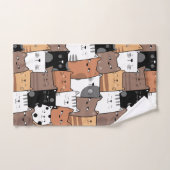 Cute baby cats Patroon - Bath Towels Bad Handdoek (Handdoek)