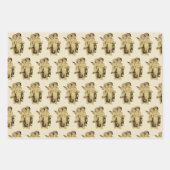 Cute  Baby Cherub Cupid Angels Kraft Inpakpapier Vel (Voorkant 2)