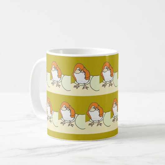 Cute Baby Chick Easter Koffiemok (Voorkant links)