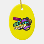 Cute Baby Chick Easter Ornament (Achterkant)