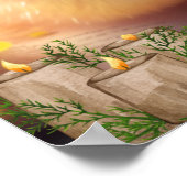 Cute Baby Chick las een boek Art Nursery Poster (Hoek)