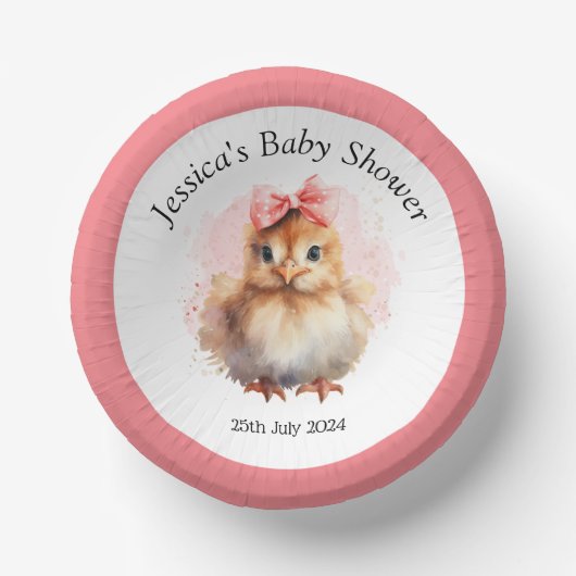 Cute Baby Chick Papieren Kommen (Voorkant)