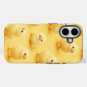 Cute Baby Chick Phone Case - Fluffy Yellow (Achterkant (horizontaal))