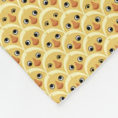 Cute Baby Chicken Pattern Fleece Blanket (Hoek)