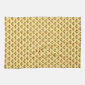 Cute Baby Chicken Pattern Yellow Kitchen Towel Theedoek