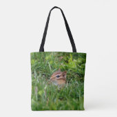 Cute Baby Chipmunk Wildlife Animal Tote Bag (Achterkant)