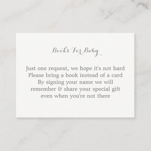 Cute Baby Clothes Animals Books for Baby Informatiekaartje (Voorkant)