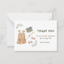 Cute Baby Clothes Bedankt Baby shower