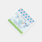Cute Baby Clothes Line Servet (Hoek)