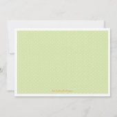 Cute Baby Clothes on Line Neutral Baby shower Kaart (Achterkant)