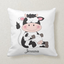 Cute Baby Cow Cartoon Kussen
