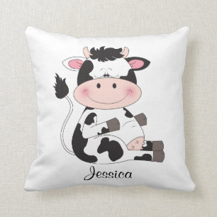 Cute Baby Cow Cartoon Kussen