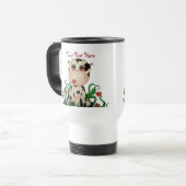 Cute Baby Cow  Travel Mug Reisbeker (Voorkant links)