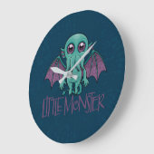 Cute Baby Cthulhu Little Monster Grote Klok (Hoek)