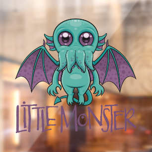 Cute Baby Cthulhu Little Monster Raamsticker