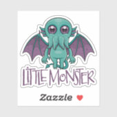 Cute Baby Cthulhu Little Monster Sticker (Vel)