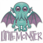 Cute Baby Cthulhu Little Monster Sticker (Voorkant)