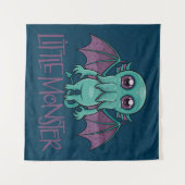 Cute Baby Cthulhu Little Monster Wandkleed (Voorkant (horizontaal))