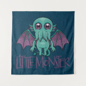 Cute Baby Cthulhu Little Monster Wandkleed (Voorkant)