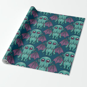 Cute Baby Cthulhu Monster Cadeaupapier