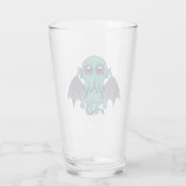 Cute Baby Cthulhu Monster Glas (Achterkant)