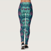 Cute Baby Cthulhu Monster Leggings (Achterkant)