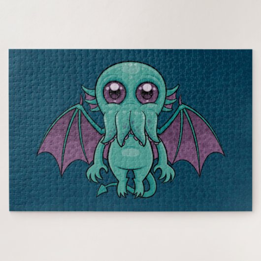 Cute Baby Cthulhu Monster Legpuzzel (Horizontaal)