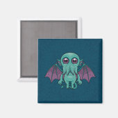 Cute Baby Cthulhu Monster Magneet (Voorkant / Achterkant)