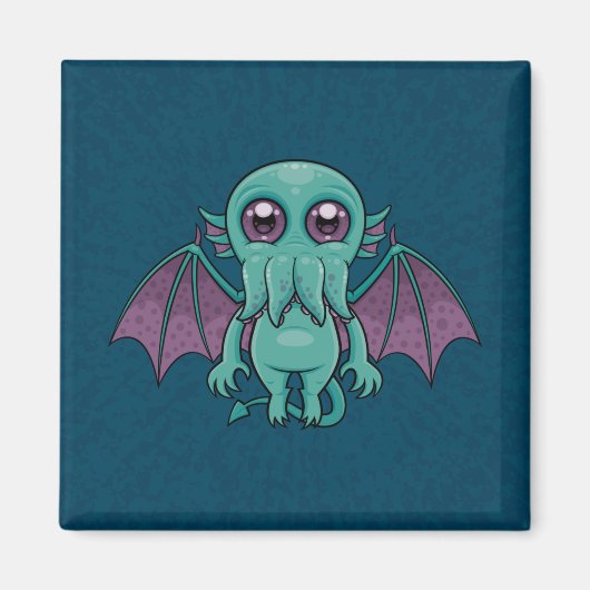 Cute Baby Cthulhu Monster Magneet (Voorkant)