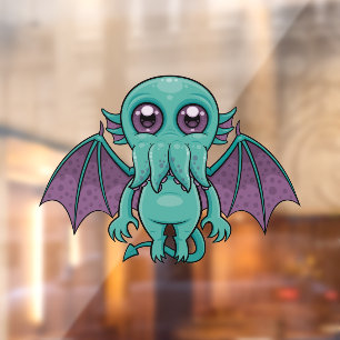 Cute Baby Cthulhu Monster Raamsticker