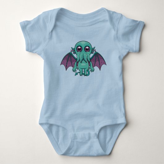 Cute Baby Cthulhu Monster Romper (Voorkant)