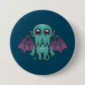 Cute Baby Cthulhu Monster Ronde Button 7,6 Cm (Voorkant)