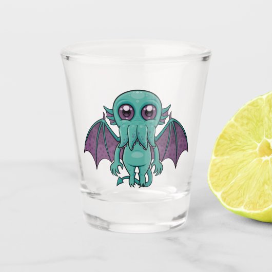 Cute Baby Cthulhu Monster Shot Glas (Voorkant)