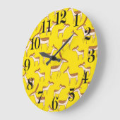 Cute Baby Deer and Family Grote Klok (Hoek)