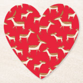 Cute Baby Deer and Family Kartonnen Onderzetters (Voorkant)