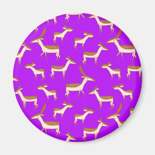 Cute Baby Deer and Family Magneet (Voorkant)