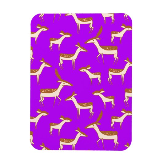 Cute Baby Deer and Family Magneet (Verticaal)