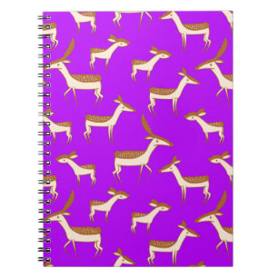 Cute Baby Deer and Family Notitieboek