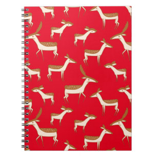 Cute Baby Deer and Family Notitieboek