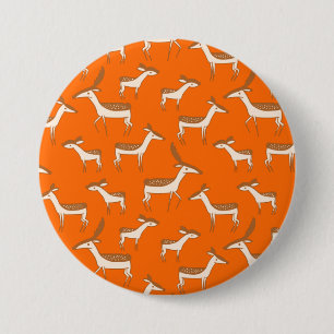 Cute Baby Deer and Family Ronde Button 7,6 Cm