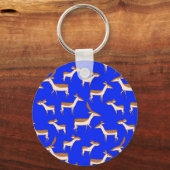 Cute Baby Deer and Family Sleutelhanger (Voorkant)