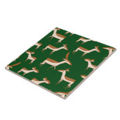 Cute Baby Deer and Family Tegeltje (Zijkant)